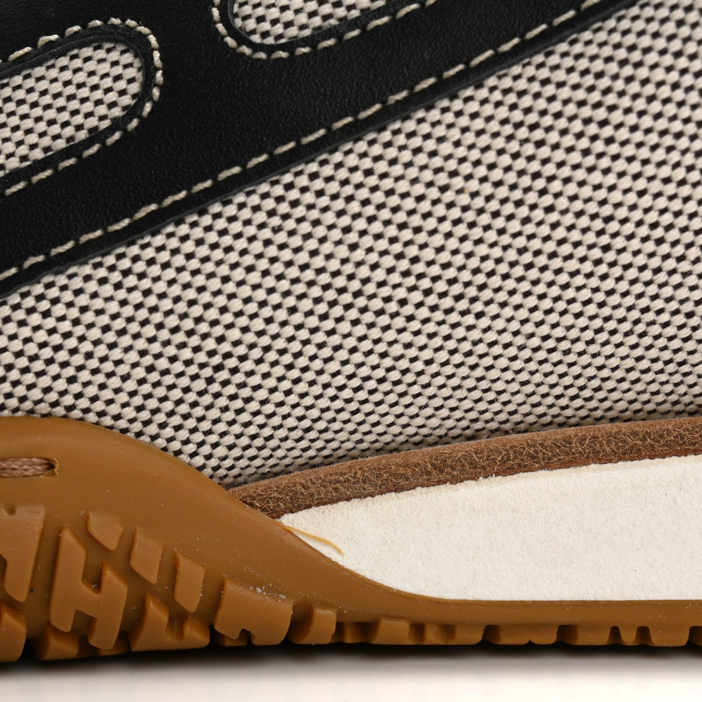 Toile Suede Goatskin Jet Sneakers 38 Multicolored Prunoir