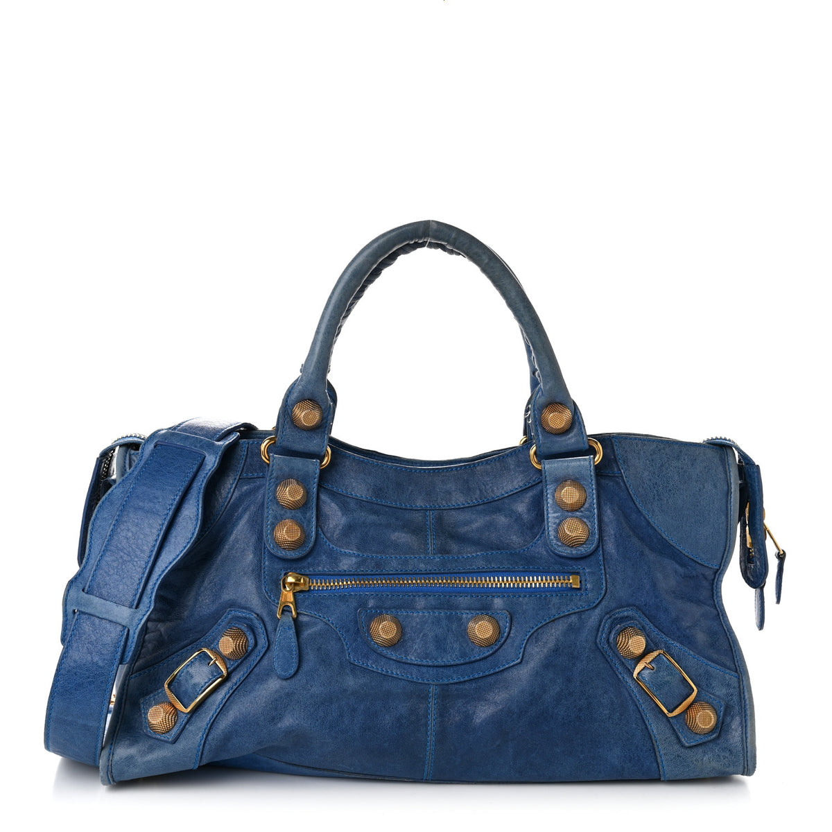 Agneau Giant 21 Gold Hardware Part Time Electric Bleu