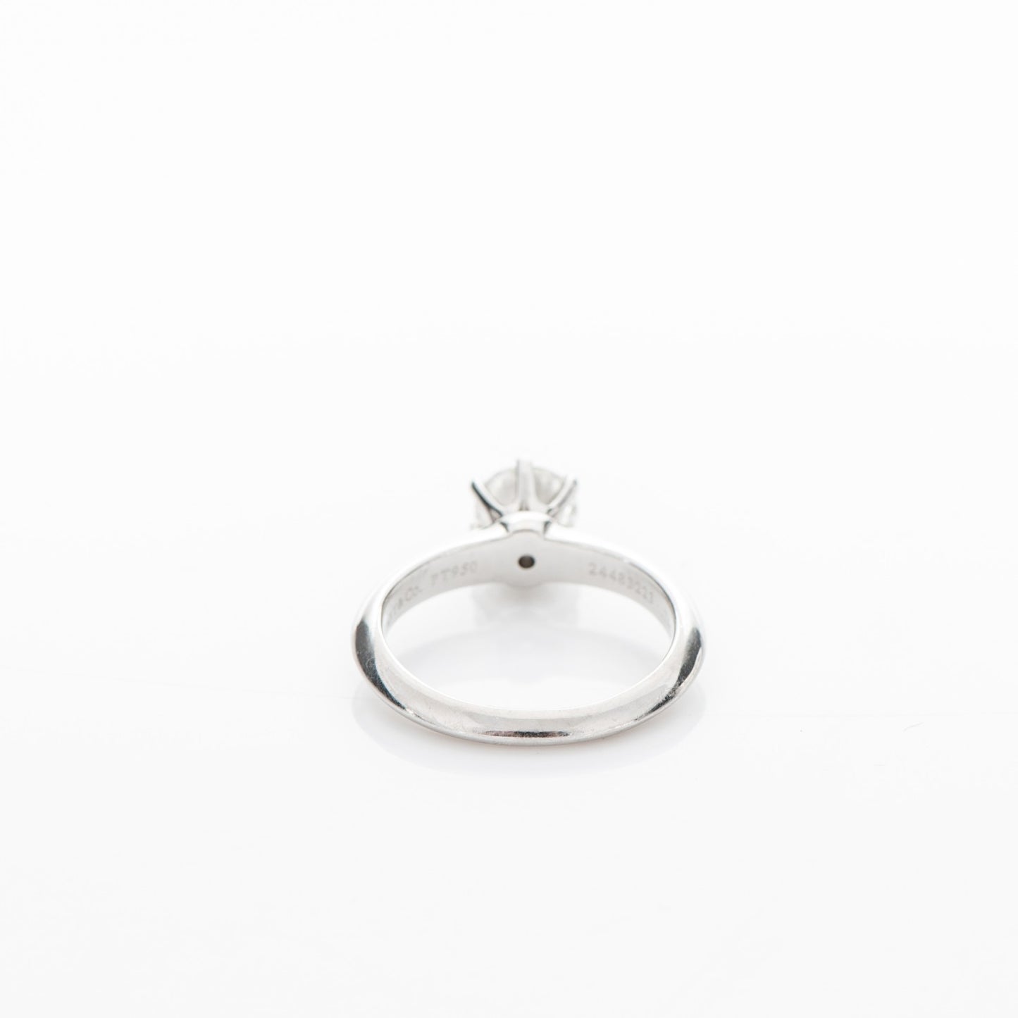 Platinum Diamond .74ct Solitaire Engagement Ring 5