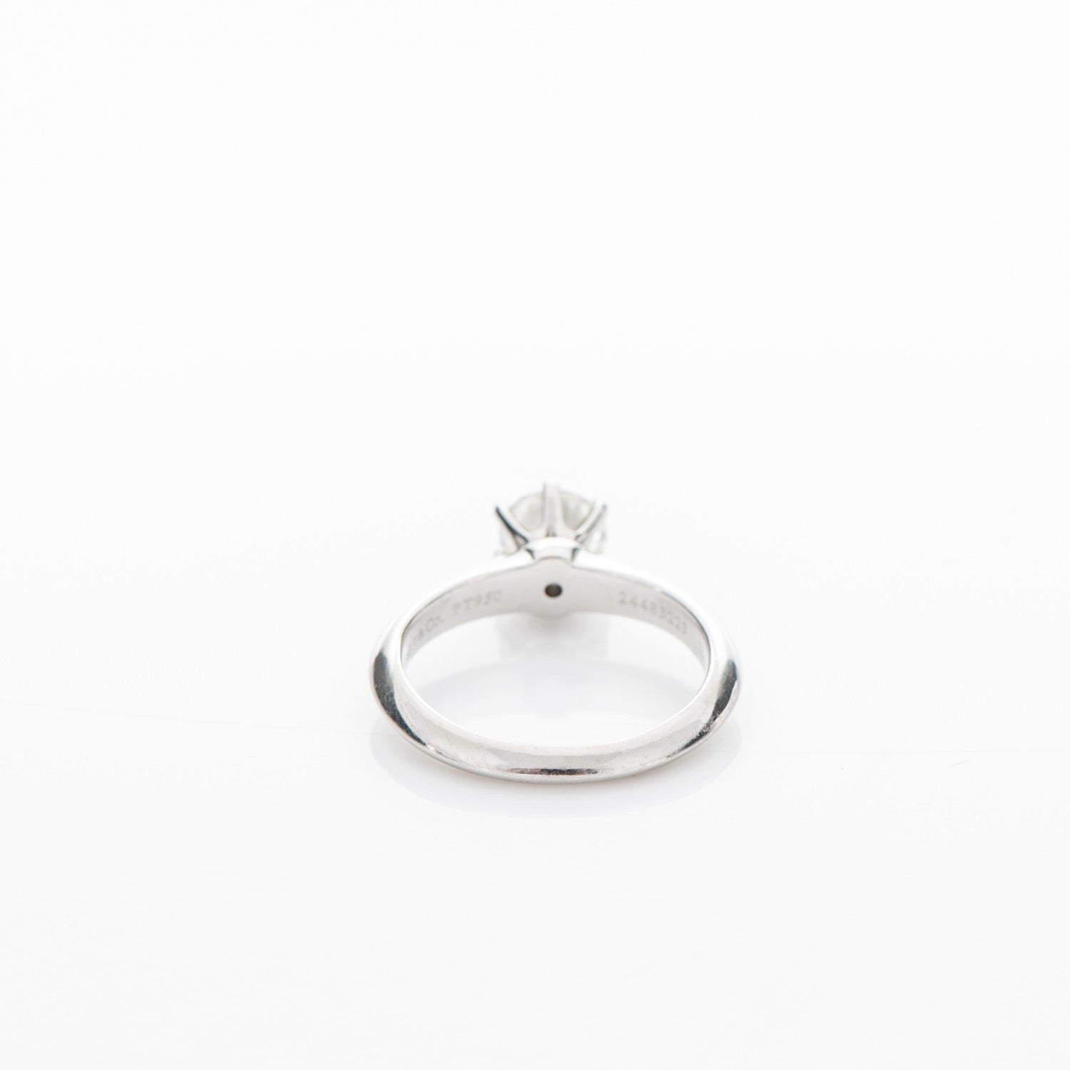 Tiffany Platinum Diamond .74ct Solitaire Engagement Ring 5 4 of 7
