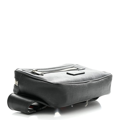 Gucci Soft GG Supreme Monogram Web Belt Bag Black Grey 4 of 11