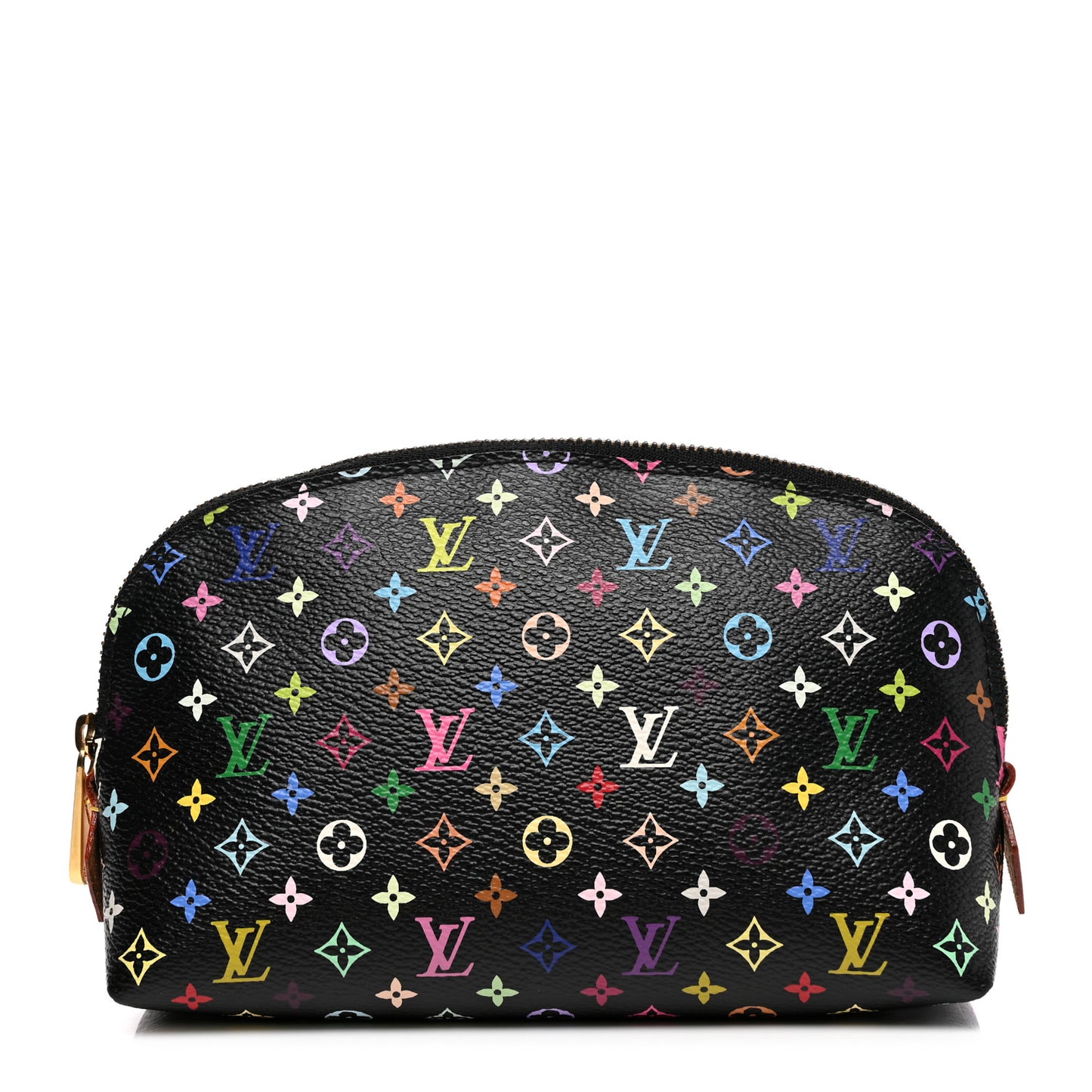 Monogram Multicolor Cosmetic Pouch Black Grenade