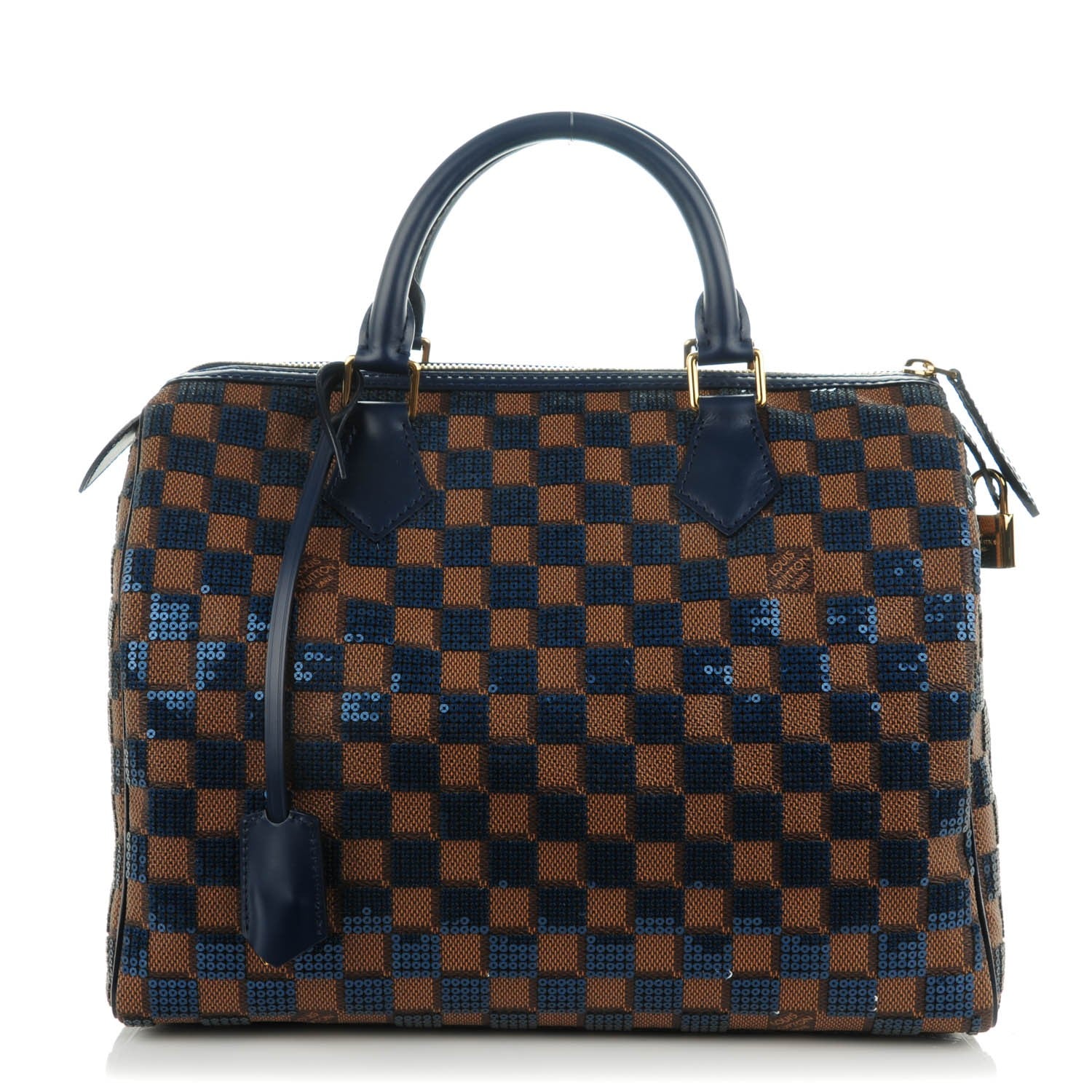 Louis Vuitton Damier Paillettes Speedy 30 Blue 1 of 8