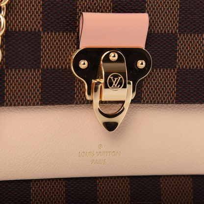 Louis Vuitton Damier Ebene Vavin Chain Wallet Creme 10 of 11