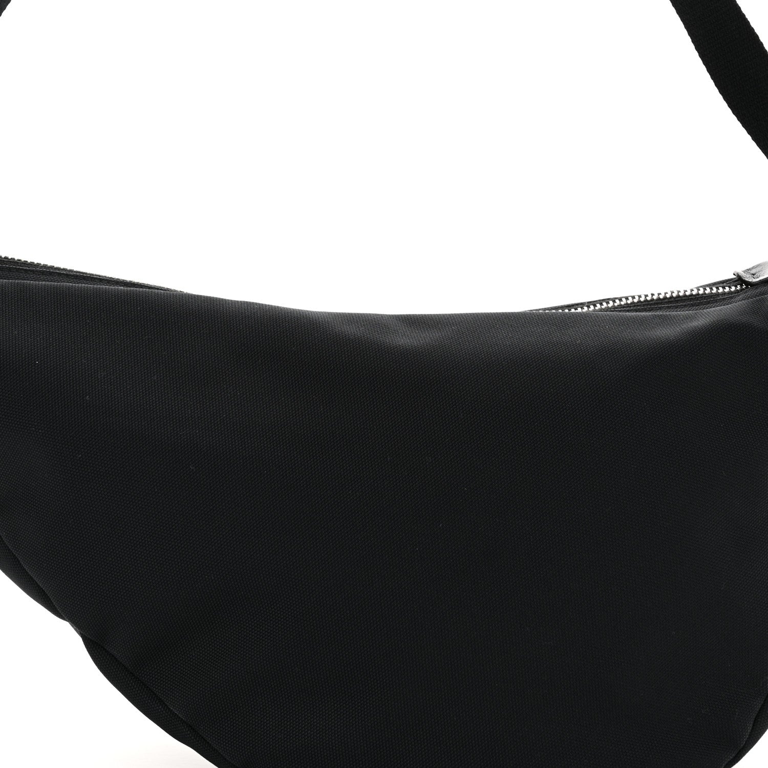 The Row Nylon Slouchy Banana Two Bag Black 7 of 10