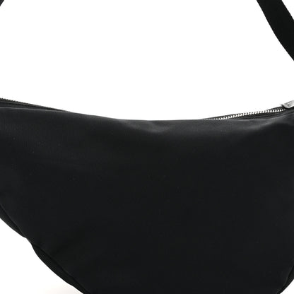 The Row Nylon Slouchy Banana Two Bag Black 7 of 10