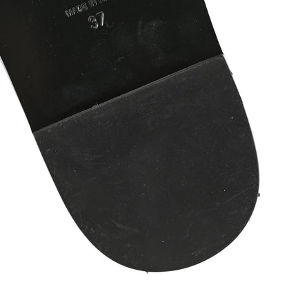 Chanel Lambskin Mules Elastic 37 Black 9 of 13