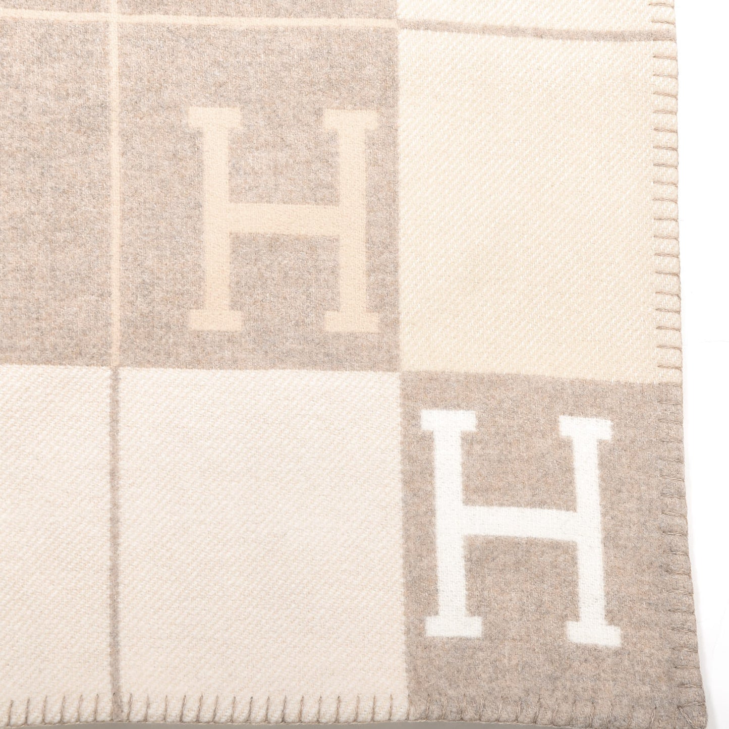 Wool Cashmere Avalon III Blanket Coco Camomille