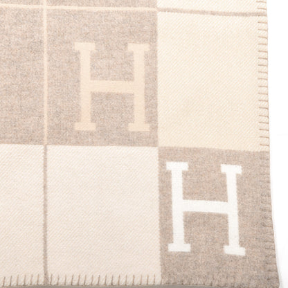 Hermes Wool Cashmere Avalon III Blanket Coco Camomille 3 of 4