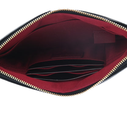 Chanel Shiny Goatskin Quilted Small Chanel 19 Pouch Black 5 of 7