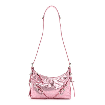 Givenchy Metallic Calfskin Mini Voyou Bag Silk Pink 1 of 8