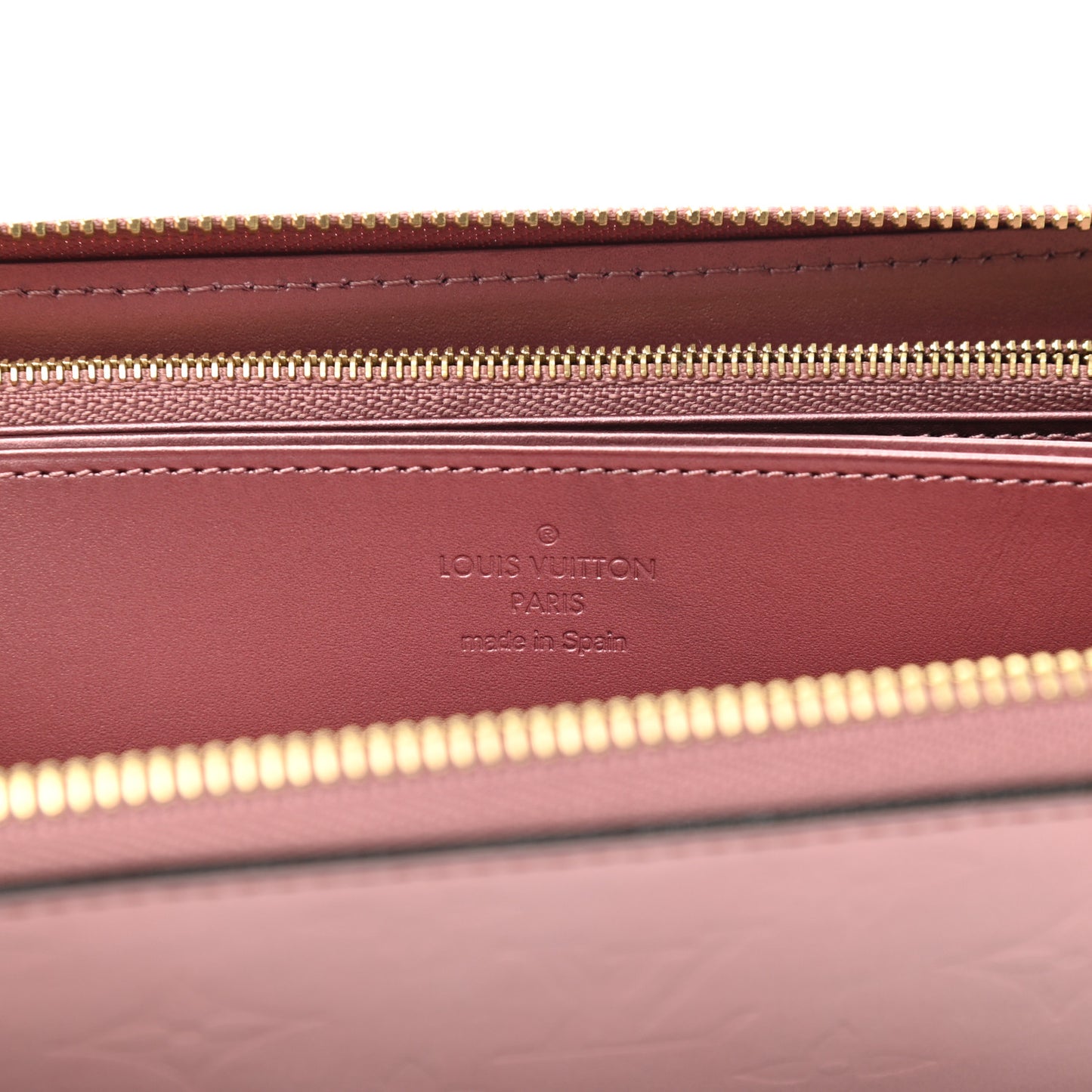 Vernis Zippy Wallet Metallic Pale Pink