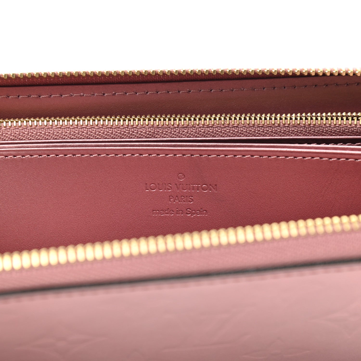 Louis Vuitton Vernis Zippy Wallet Metallic Pale Pink 6 of 7