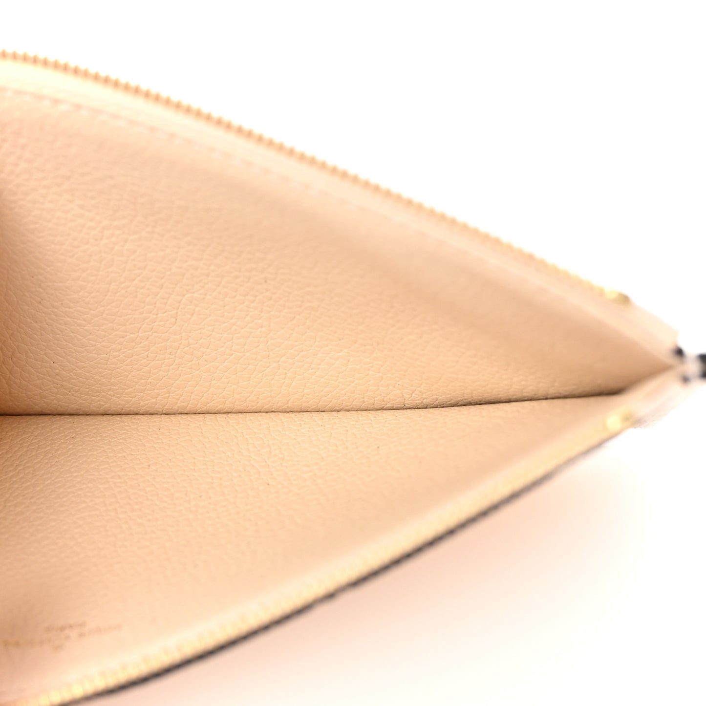 Empreinte Felicie Chain Wallet Zippered Insert Cream