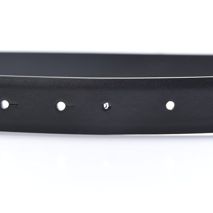 Chanel Calfskin CC Chain Logo Belt 90 36 Black 9 of 11