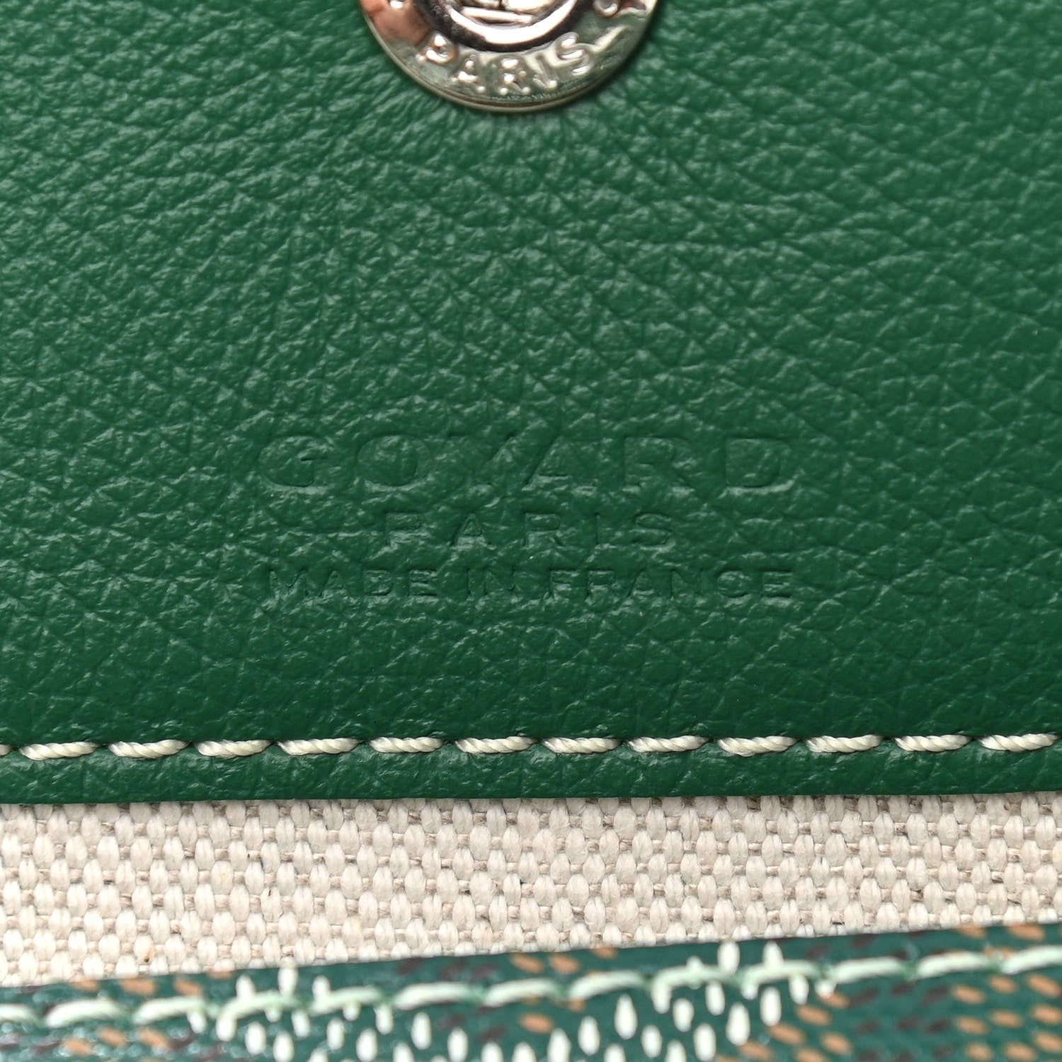 Goyard Goyardine Saint Louis GM Green 6 of 10