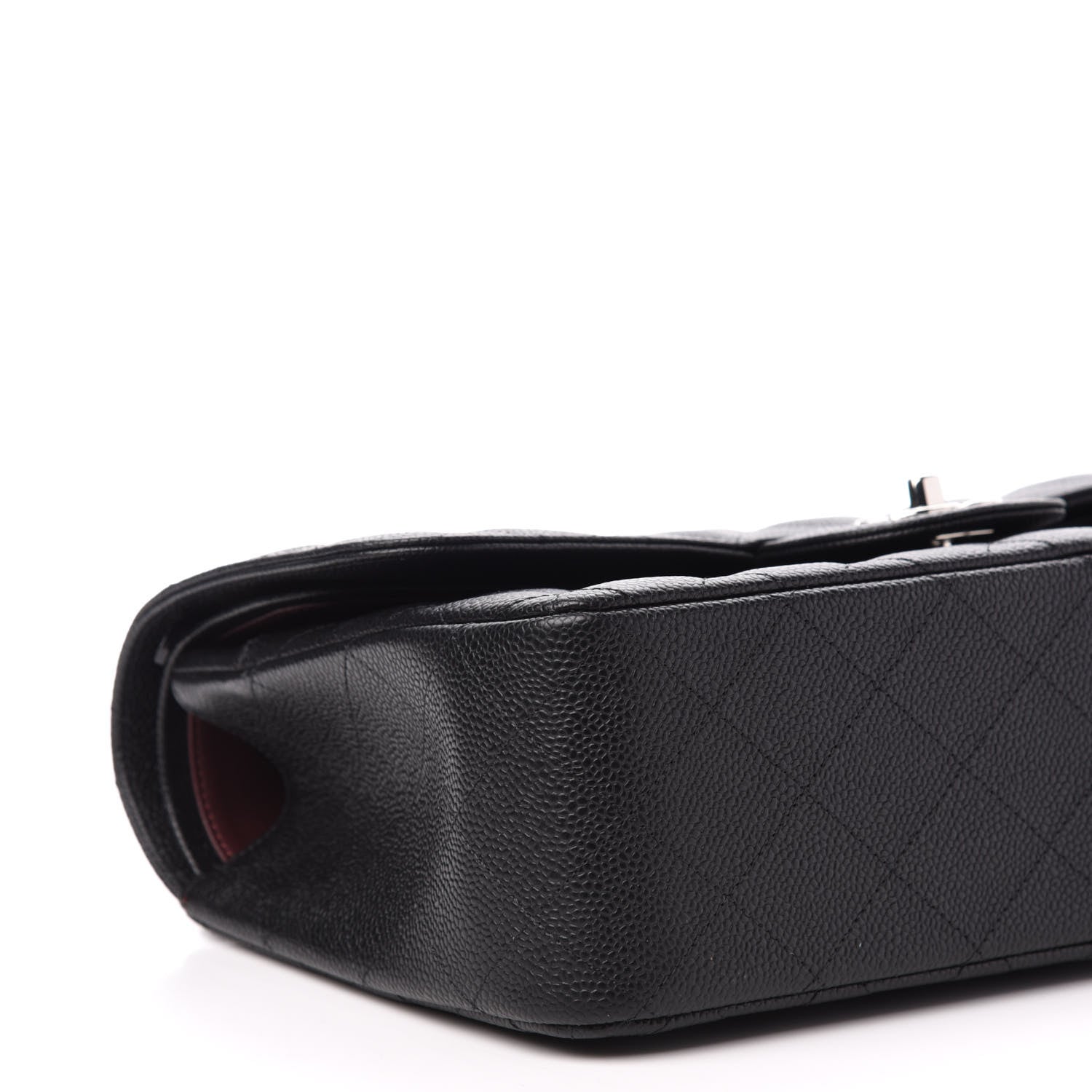 Chanel Caviar Quilted Jumbo Double Flap Black 9 of 12