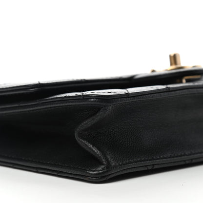 Chanel Lambskin Quilted Small Chic Pearls Flap Black 9 of 13