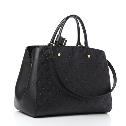 Louis Vuitton Empreinte Montaigne GM Black 3 of 10