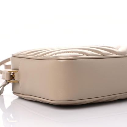 Saint Laurent Calfskin Matelasse Monogram Lou Camera Bag Dark Beige 4 of 9