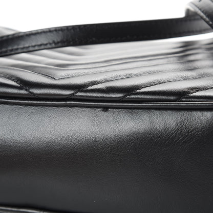 Saint Laurent Calfskin Matelasse Monogram Lou Camera Bag Black 11 of 14