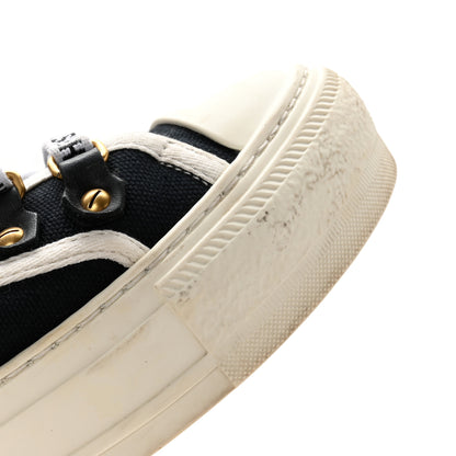 Christian Dior Canvas Dot Walk'N'Dior Low Top Sneakers 35.5 Black 12 of 13