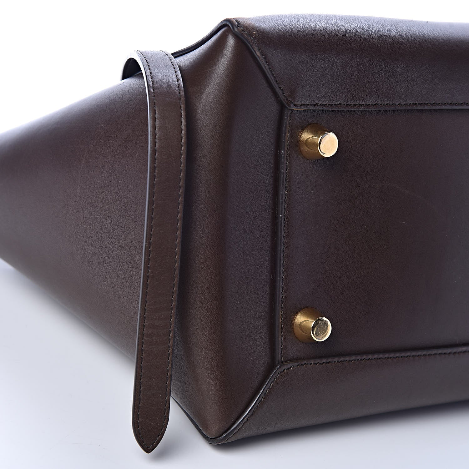 Celine Supersoft Calfskin Mini Belt Bag Wood 15 of 16