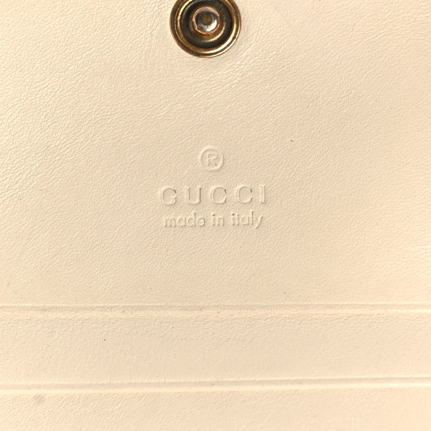 Gucci Calfskin Matelasse GG Marmont Card Case White 5 of 11