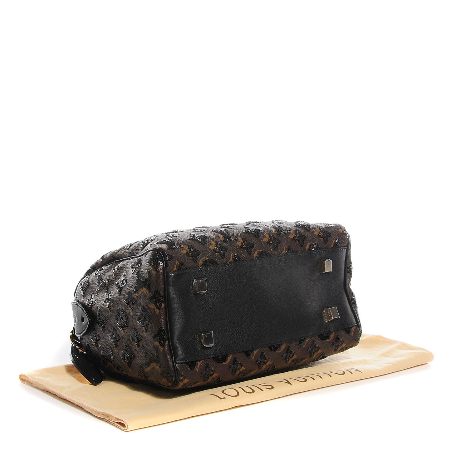 Monogram Sequins Eclipse Speedy 28 Black