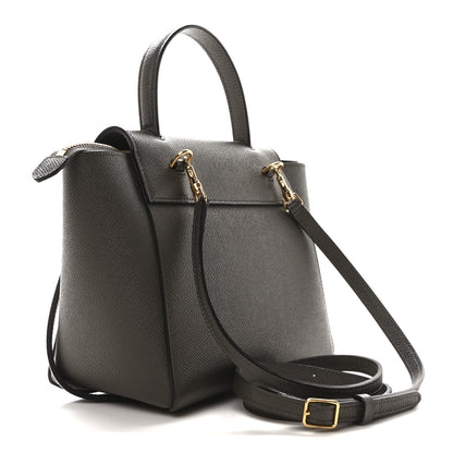 Celine Grained Calfskin Nano Belt Bag Grey 3 of 11