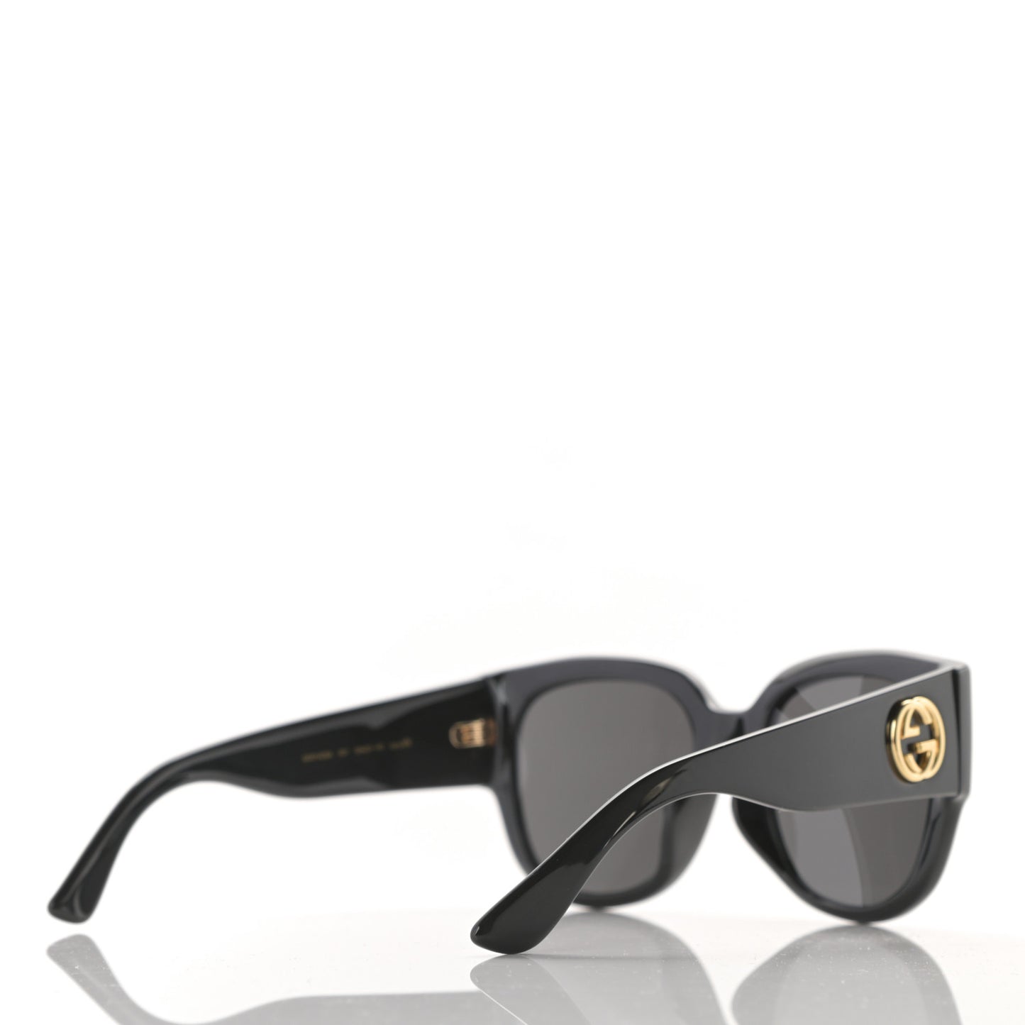 Acetate Square Frame Sunglasses GG0142SA Black