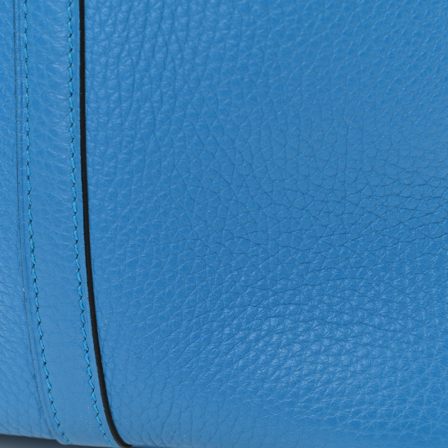 Taurillon Clemence Picotin Lock 22 MM Bleu Zanzibar
