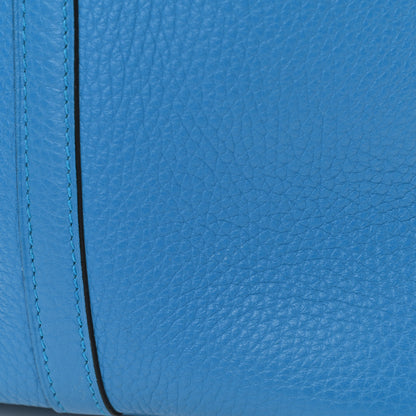 Hermes Taurillon Clemence Picotin Lock 22 MM Bleu Zanzibar 12 of 13
