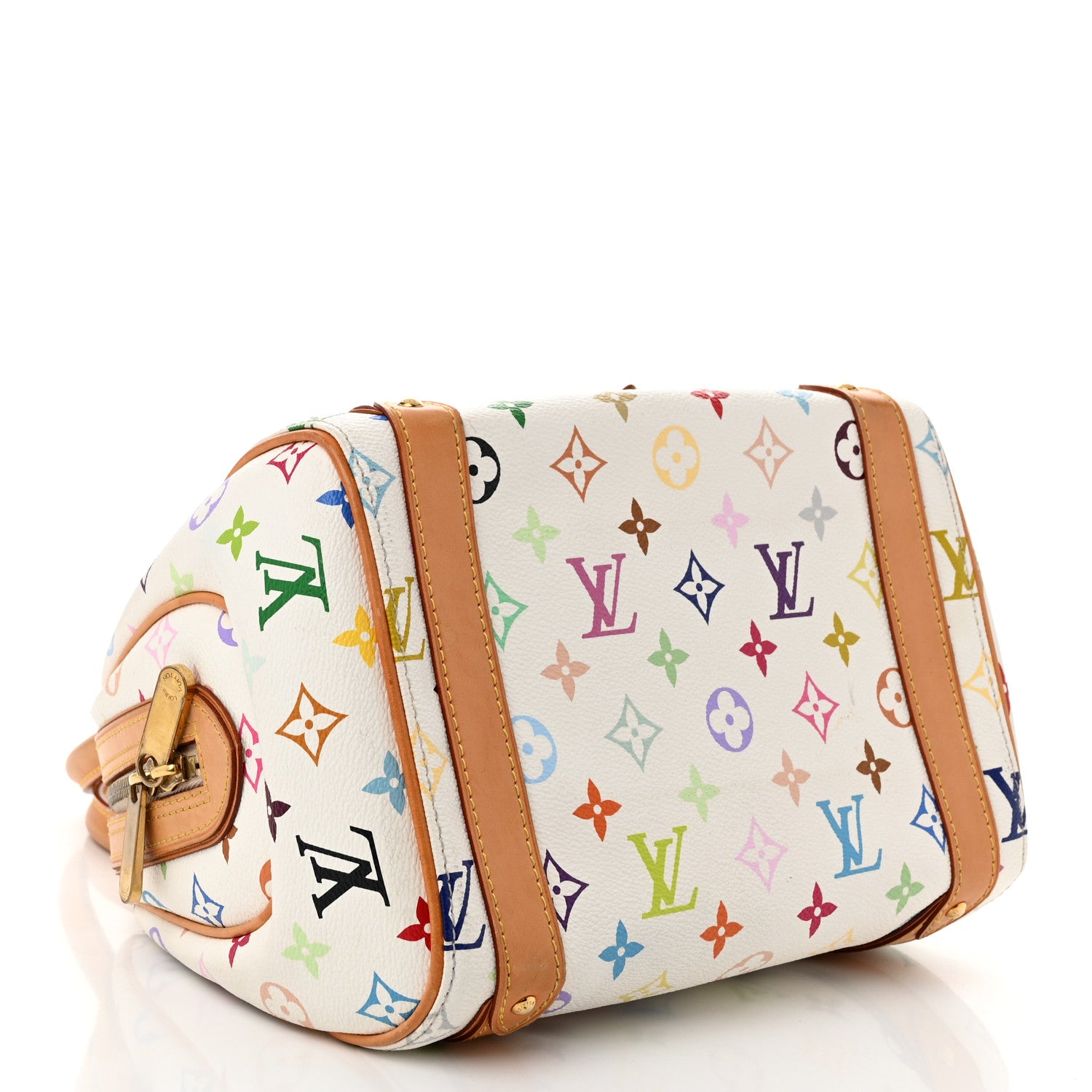 Louis Vuitton Monogram Multicolor Priscilla White 4 of 10
