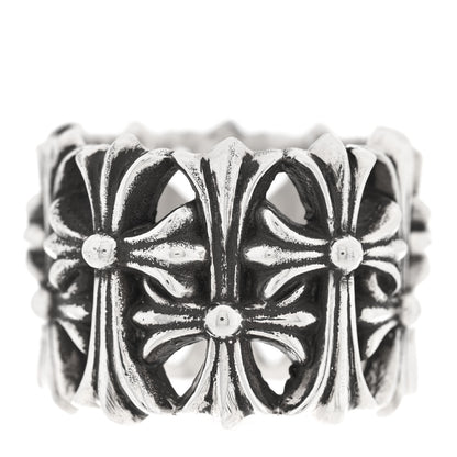 Chrome Hearts Sterling Silver Cemetery Cross Ring 63 10.5 3 of 5