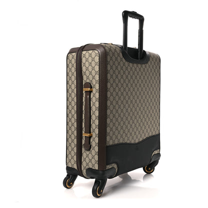 Gucci GG Supreme Monogram Web Medium Savoy Trolley Beige Ebony 2 of 12