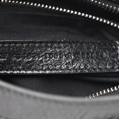 Balenciaga Agneau Classic Hardware S City Logo Strap Black White 9 of 12