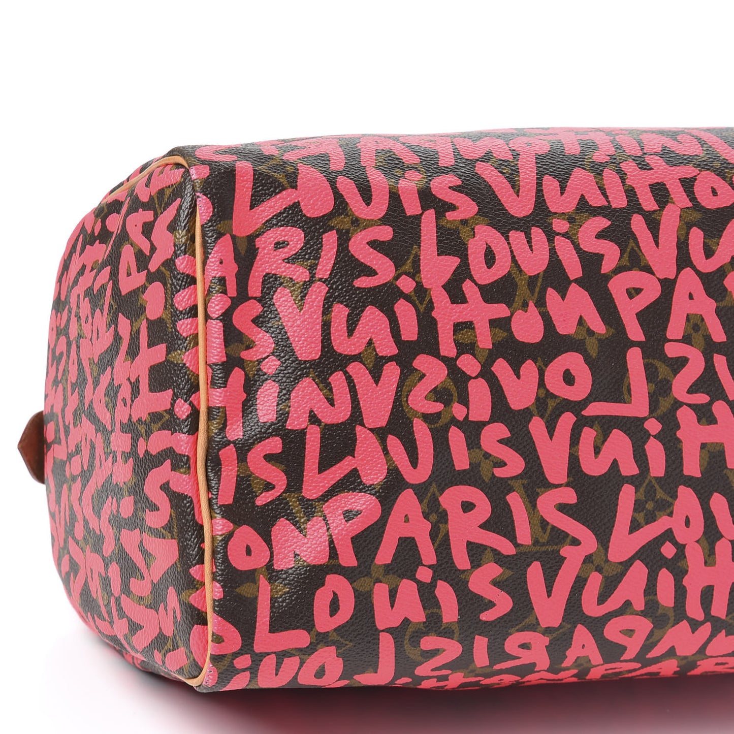 Monogram Graffiti Speedy 30 Fuchsia