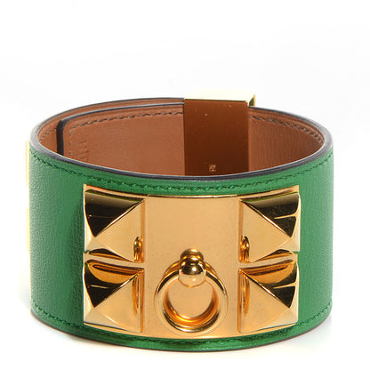 Hermes Swift Collier de Chien CDC Bracelet Large Bamboo Bambou 1 of 7