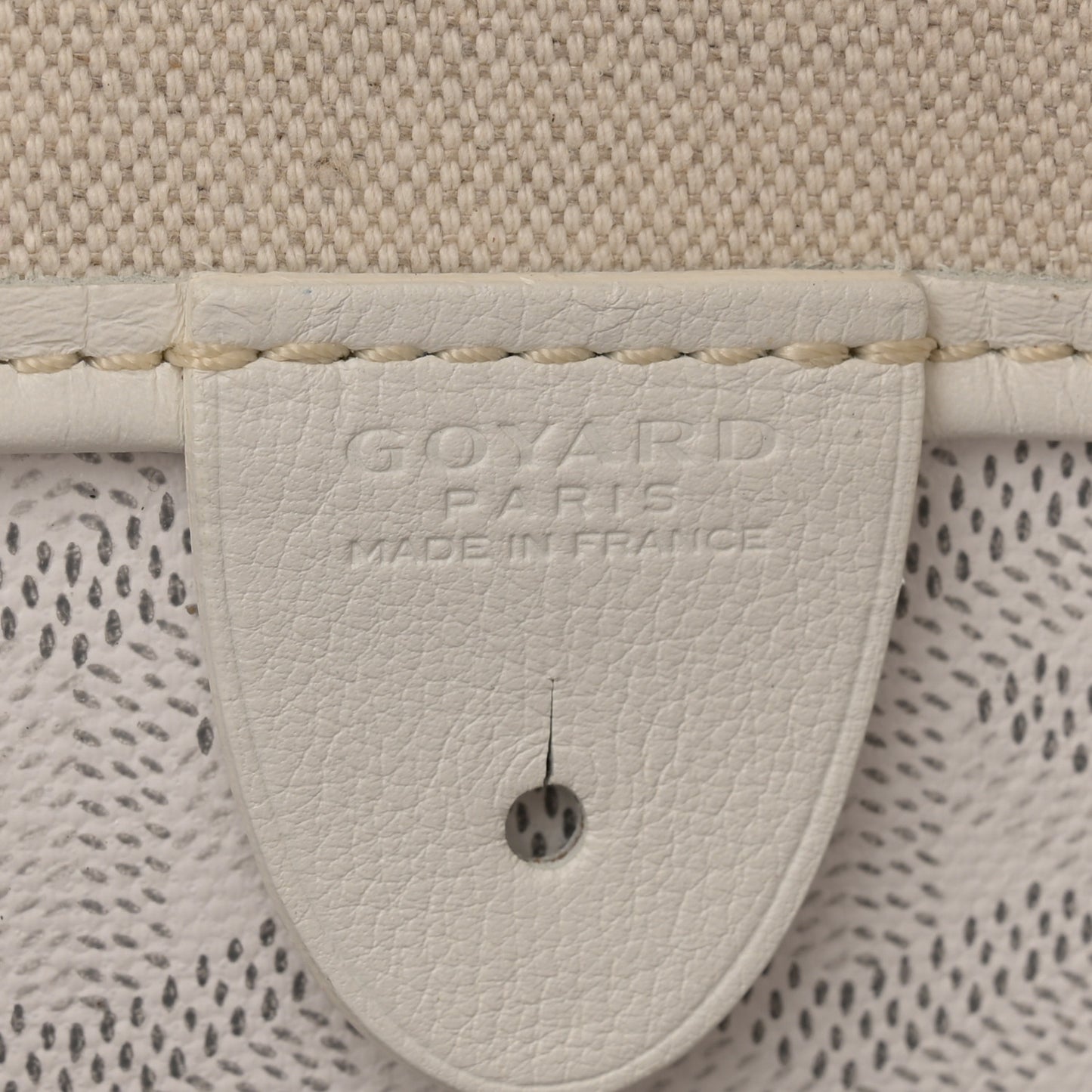 Goyardine Artois PM White