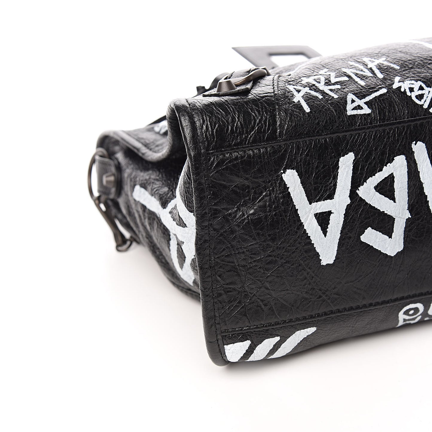 Agneau Arena Graffiti All Over Classic Hardware City Black White