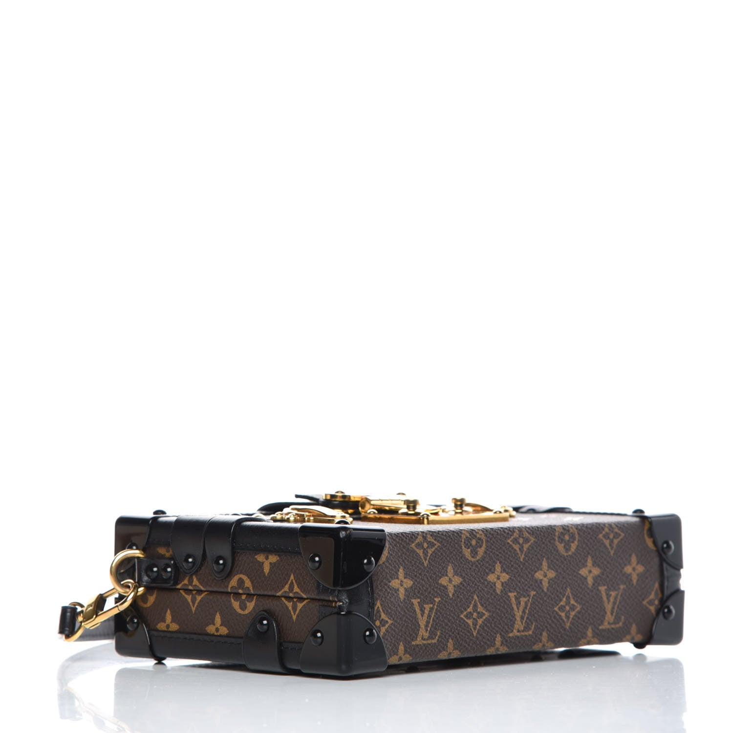 Louis Vuitton Monogram Petite Malle Black 4 of 9