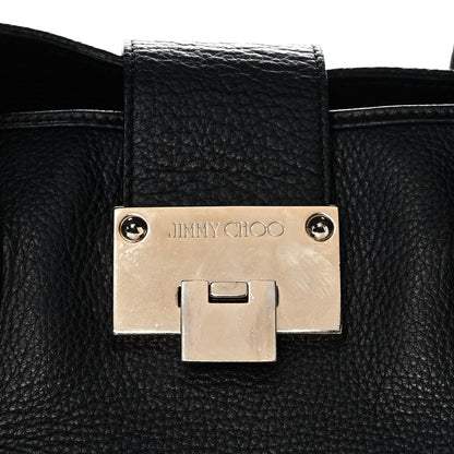 Jimmy Choo Grainy Calf Rania Black 9 of 10