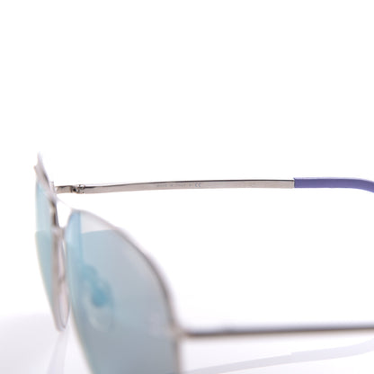 Chanel Polarized CC Aviator Sunglasses 4189-T-Q Purple 6 of 8