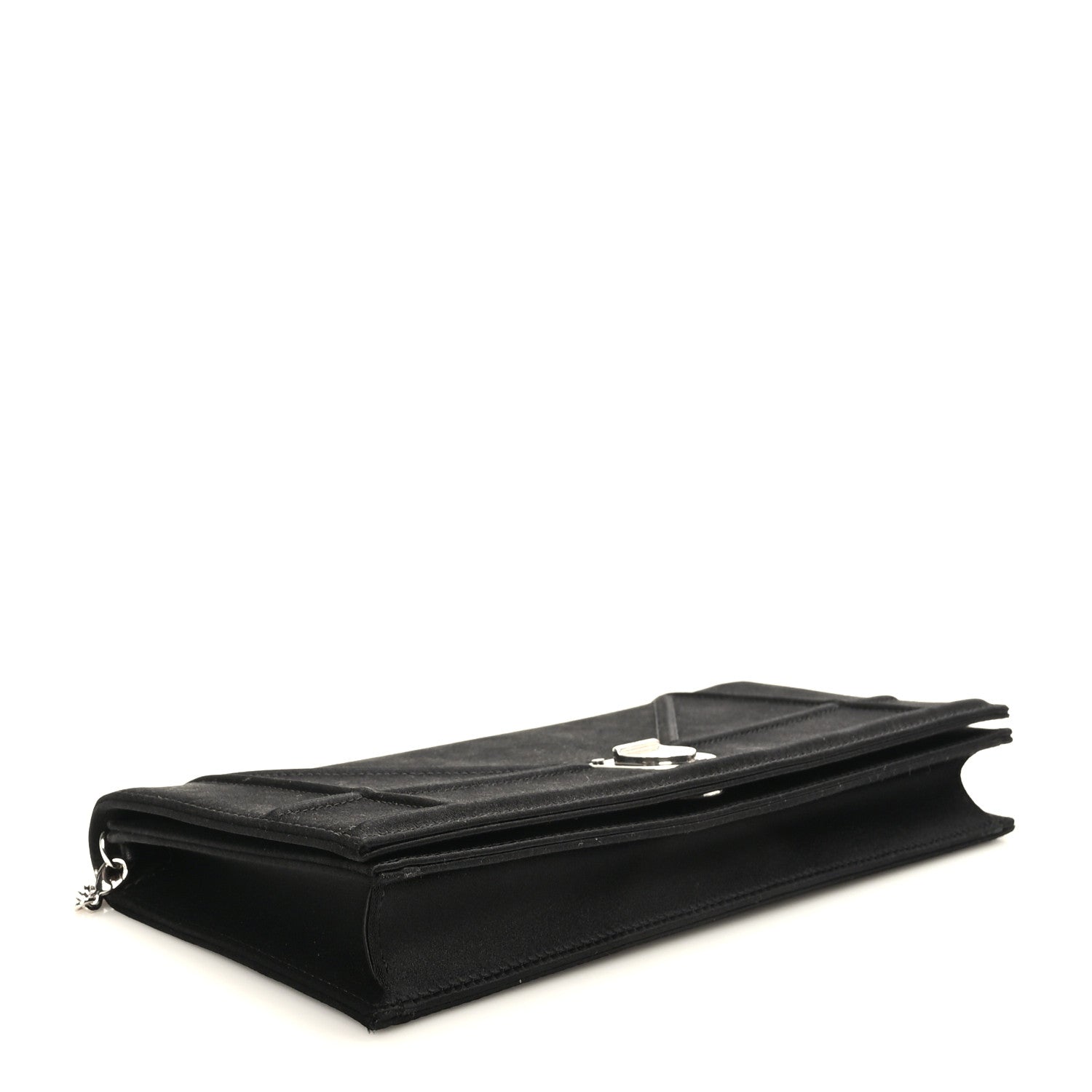 Christian Dior Satin Diorama Pochette Black 4 of 8