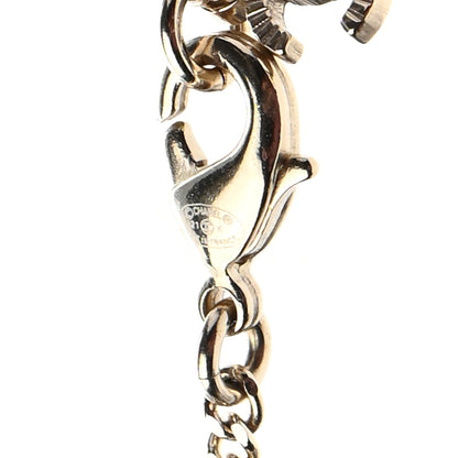 Chanel Crystal Pearl CC Perfume Bottle Necklace Pearly White Gold 5 of 5