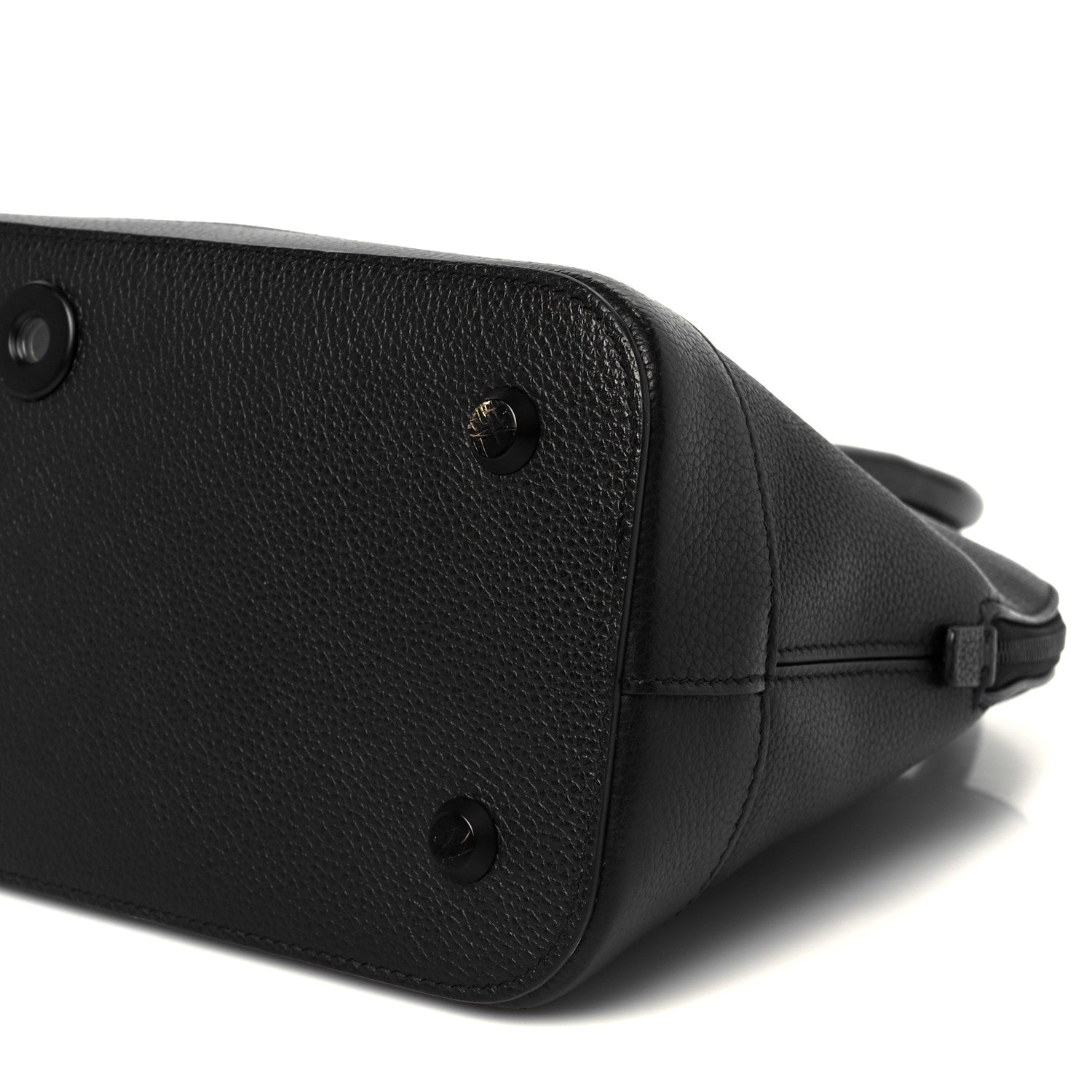 Balenciaga Calfskin LED Logo Projector Top Handle Bag Black 11 of 14