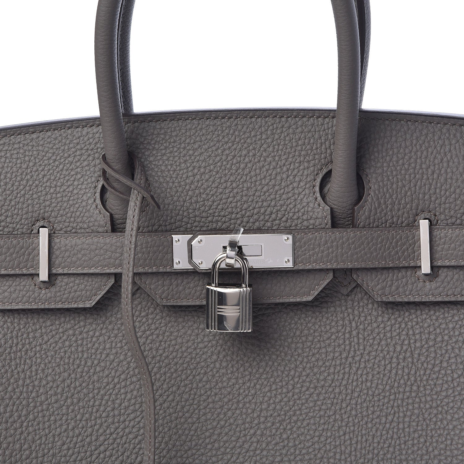 Hermes Togo Birkin 30 Etain 10 of 38