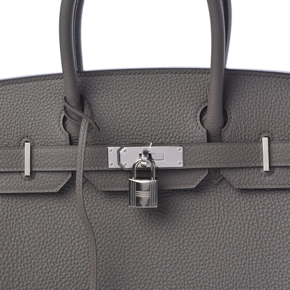 Hermes Togo Birkin 30 Etain 10 of 38
