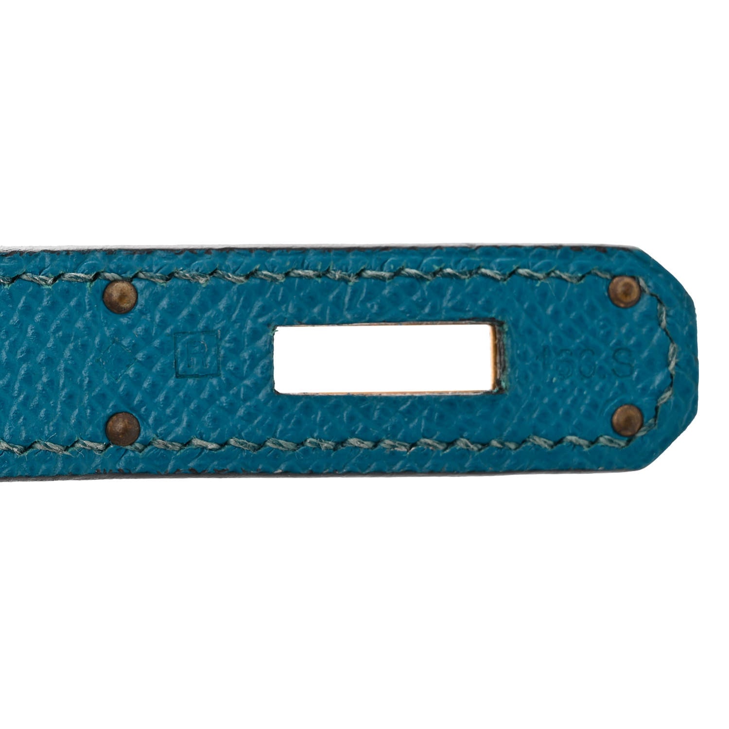 Hermes Epsom Kelly Sellier 32 Bleu Izmir 7 of 16